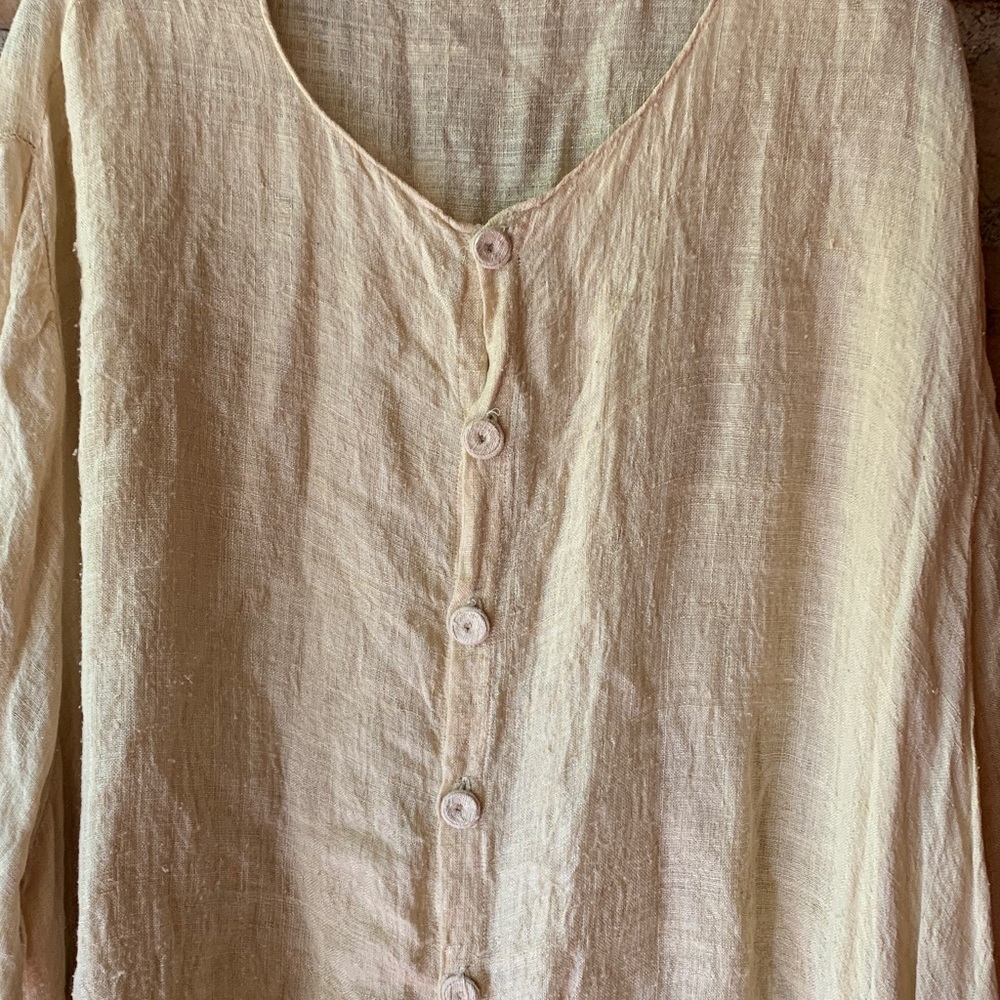 J Morgan Puett Silk Buttondown Shirt - Picture 2 of 8